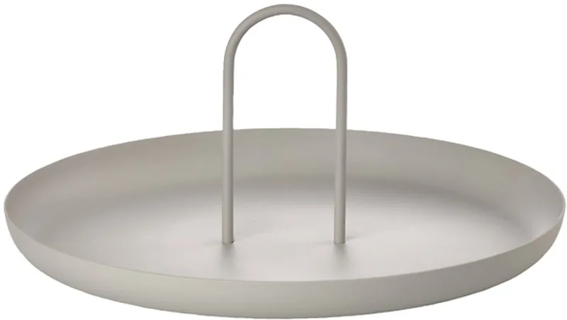 Singles Dienblad Dia 30 x 13,4 cm by Zone Denmark in Warm Grey – product photo