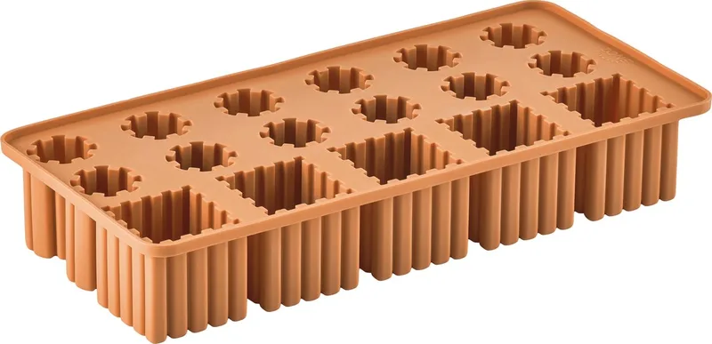 Singles ijsblokjesbakje 22 x 11,2 x 3,9 cm de Zone Denmark en Apricot – photo du produit