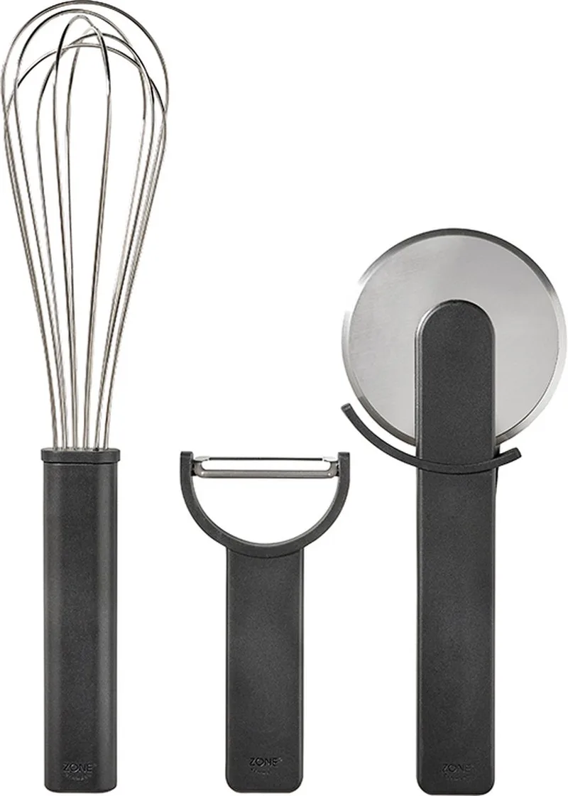 Singles Keukengerei set 3 stuks by Zone Denmark in Black – product photo