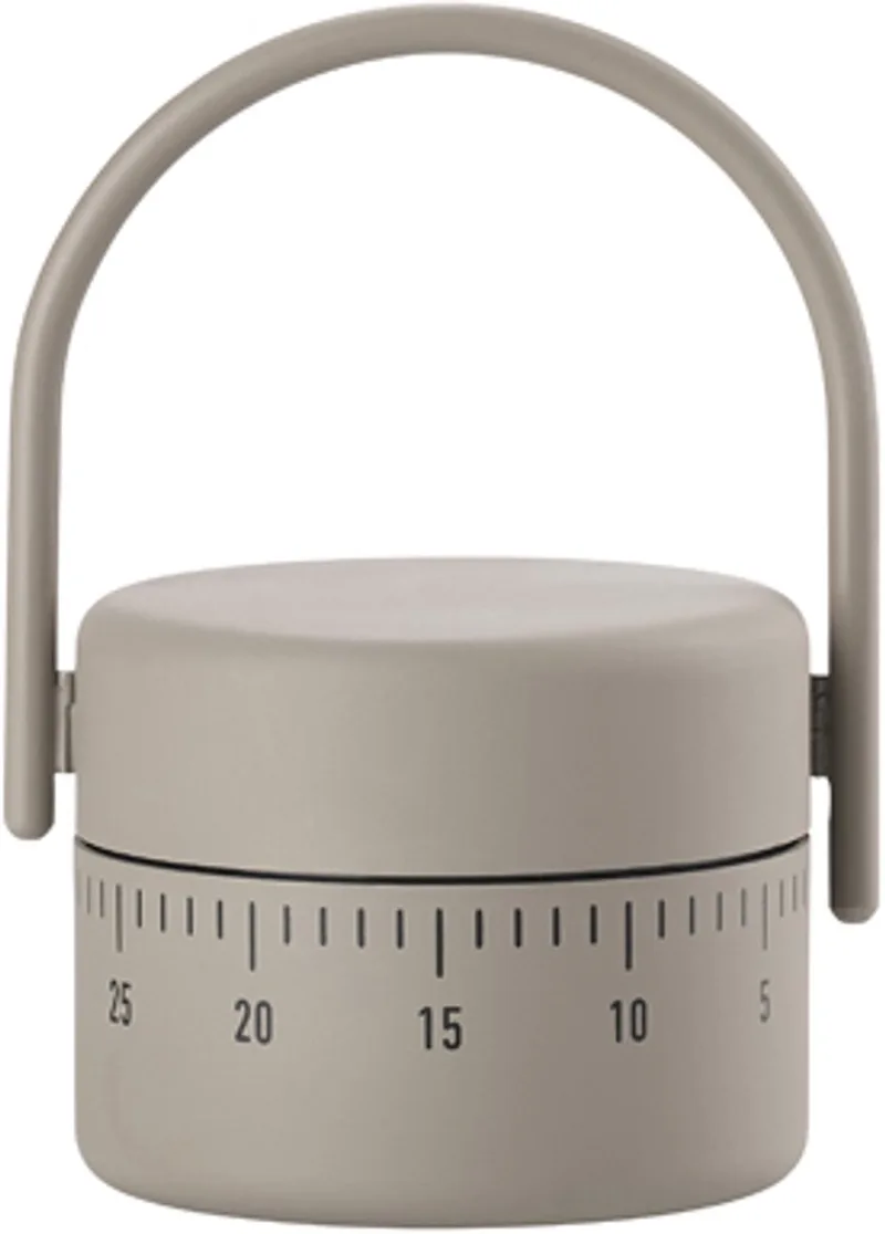Singles Keukentimer Dia 5,4 x 8,9 cm de Zone Denmark en Taupe – photo du produit