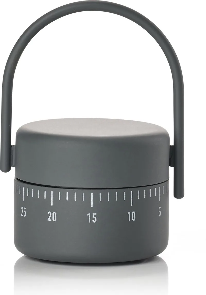 Singles Kookwekker Dia. 5,4 x 8,9 cm by Zone Denmark in Cool Grey – product photo