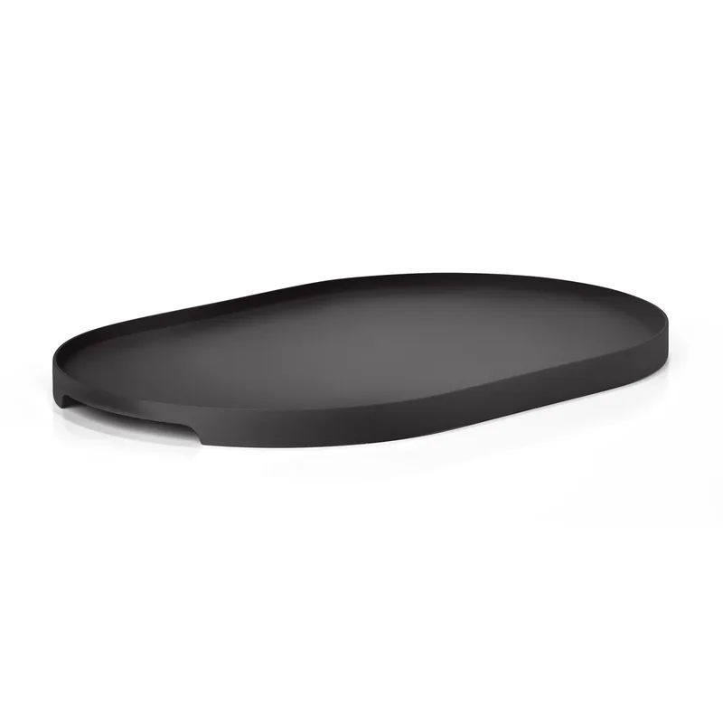 Singles Tablett oval 23 x 35cm Black by Zone Denmark – product photo
