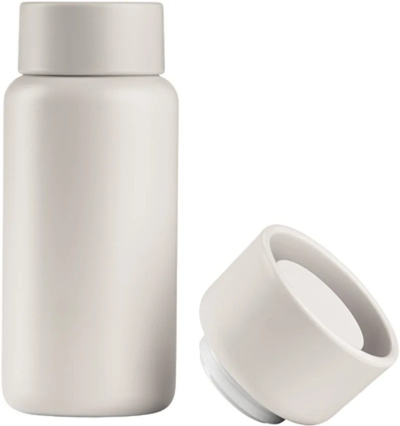 Singles Thermobeker met twee deksels Dia 7,5 x 19 cm 400 ml by Zone Denmark in Cream – product photo