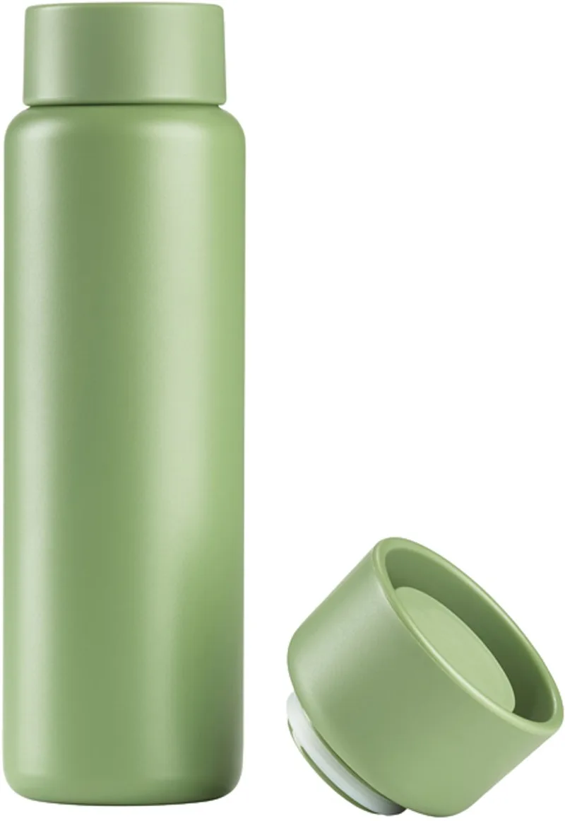 Singles Thermobeker met twee deksels Dia 7,5 x 25,6 cm 650 ml by Zone Denmark in Apple – product photo