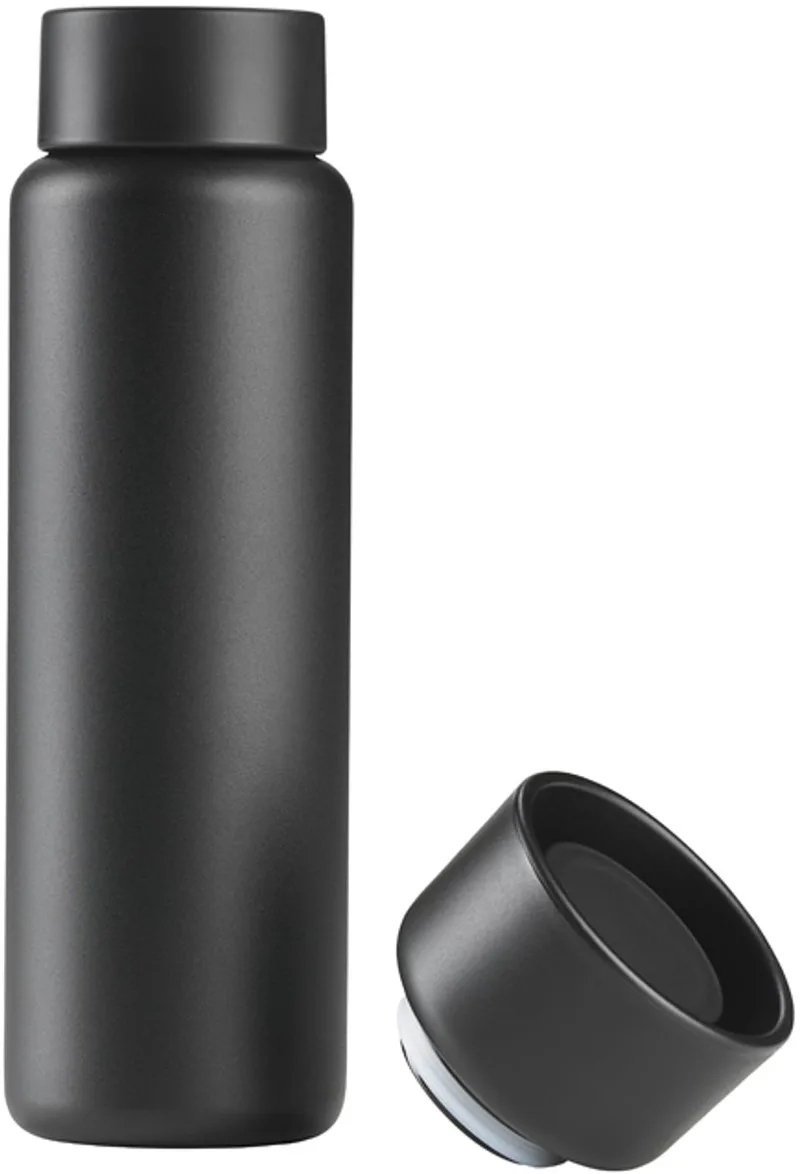 Singles Thermobeker met twee deksels Dia 7,5 x 25,6 cm 650 ml by Zone Denmark in Black – product photo