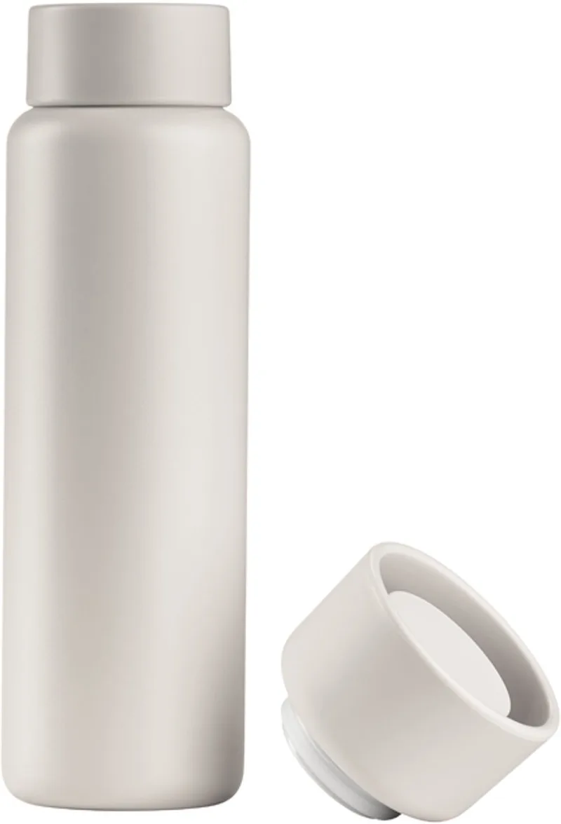 Singles Thermobeker met twee deksels Dia 7,5 x 25,6 cm 650 ml by Zone Denmark in Cream – product photo