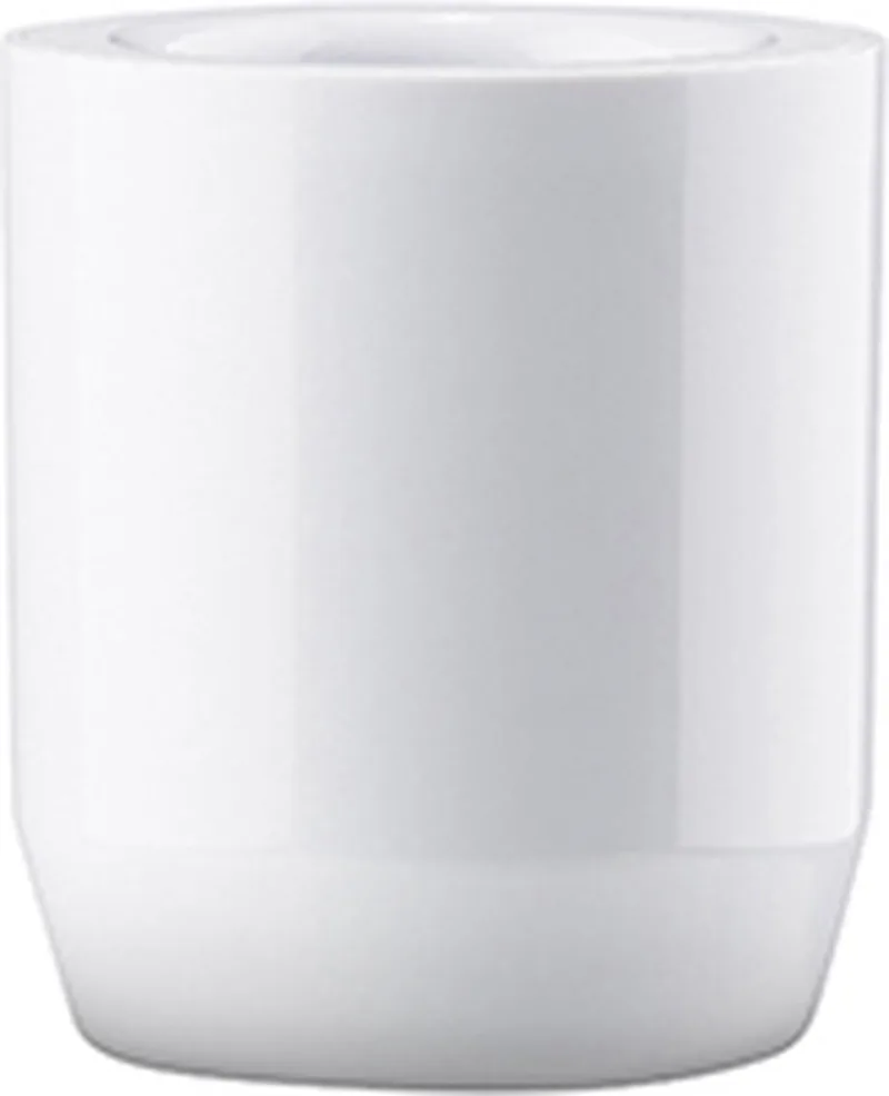 Suii Tandenborstelbeker - Beker voor Tandenborstels - Tandenborstelhouder - Toilet & Badkamer Accessoires - 9 x 7,8 cm - Wit by Zone Denmark in White – product photo