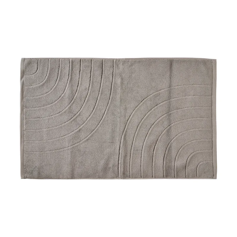 Time Badezimmermatte 50x80 cm Beton von Zone Denmark – Produktfoto