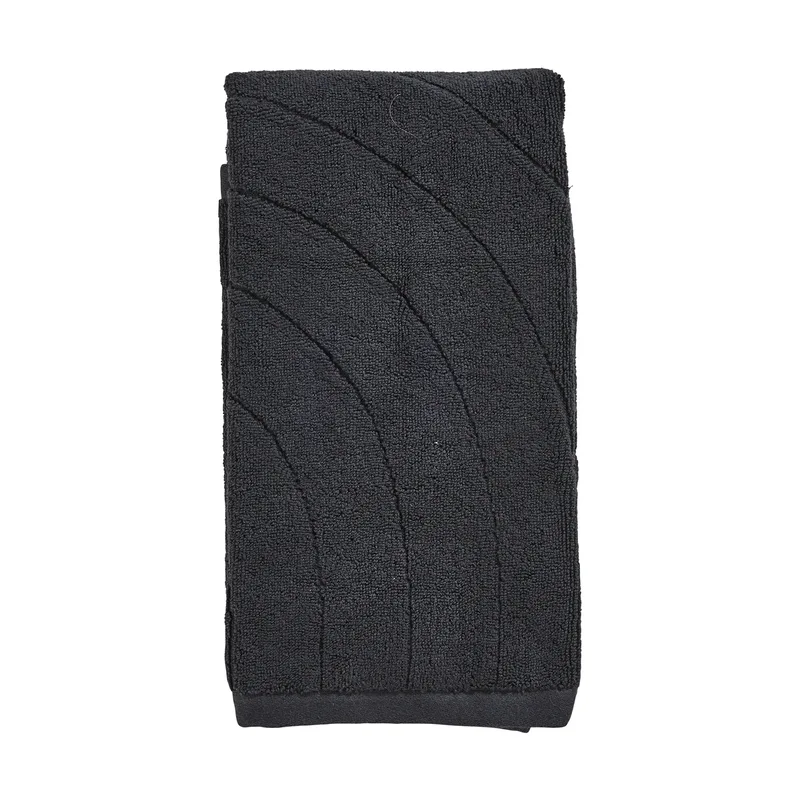 Time Handtuch 50x100 cm Schwarz von Zone Denmark – Produktfoto