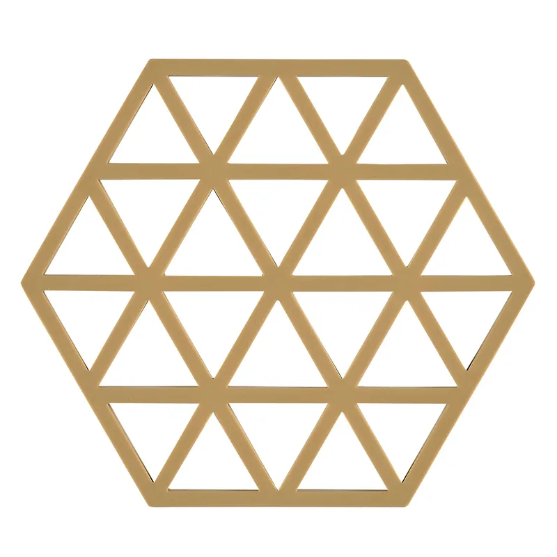 Triangles Topfuntersetzer 14 x 16cm Khaki von Zone Denmark – Produktfoto