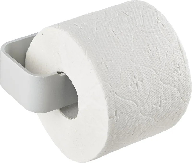 Ume Toiletrolhouder - WC Rolhouder - WC Papier Houder - Wandmontage - Toilet & Badkamer Accessoires - 16,4 x 7,6 x 4 - (grijs) van Zone Denmark in Soft Grey – productfoto