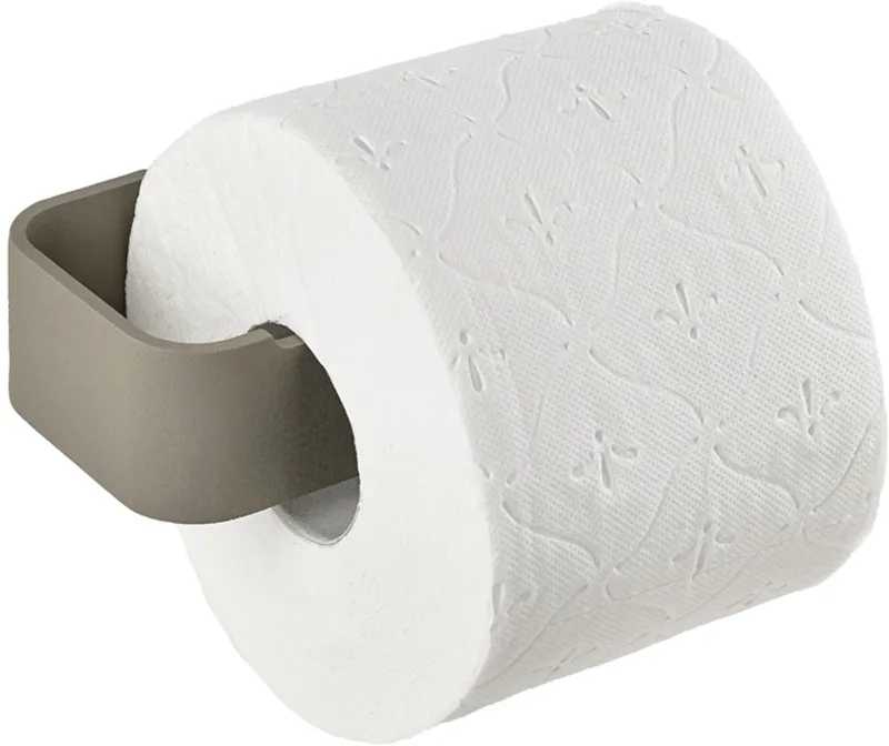 Ume Toiletrolhouder - WC Rolhouder - WC Papier Houder - Wandmontage - Toilet & Badkamer Accessoires - 16,4 x 7,6 x 4 by Zone Denmark in Taupe – product photo