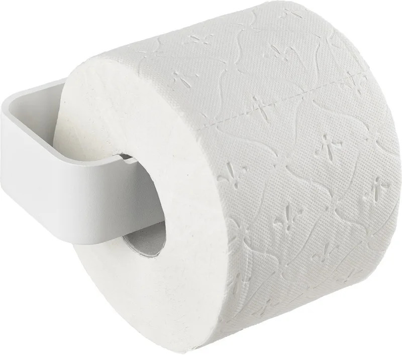 Ume Toiletrolhouder - WC Rolhouder - WC Papier Houder - Wandmontage - Toilet & Badkamer Accessoires - 16,4 x 7,6 x 4 - Wit van Zone Denmark in White – productfoto