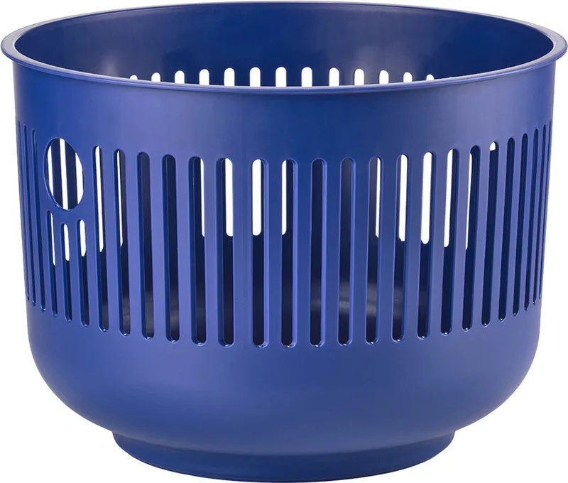 Ume Wasmand - 30 liter - (blauw) - Kunststof - Ronde Wasmand met Hengsel - Kleine Wasbox of Opbergmand de Zone Denmark en Indigo Blue – photo du produit