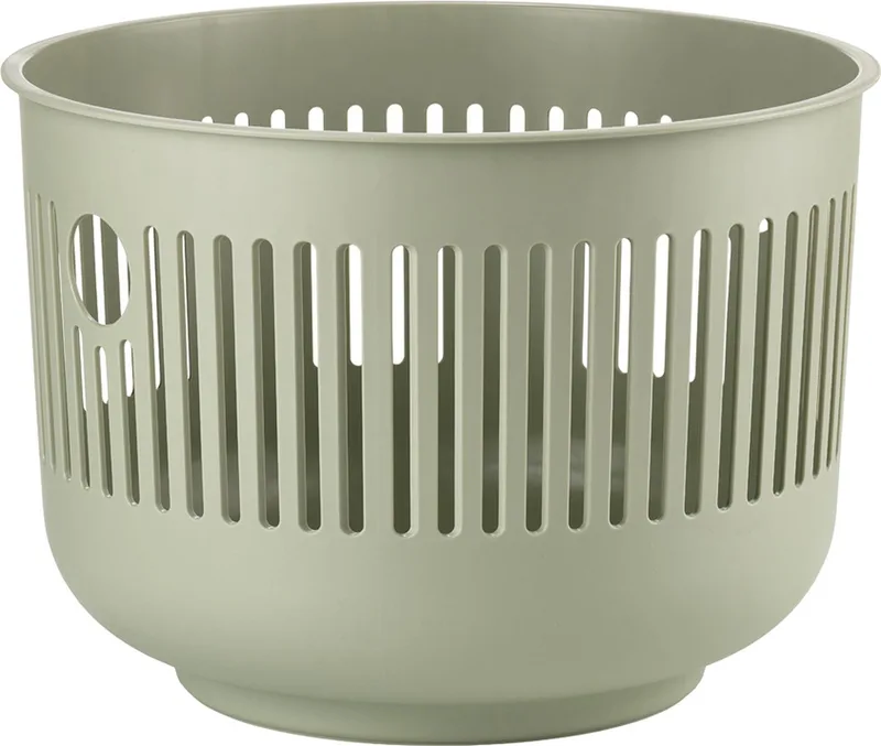 Ume Wasmand - 30 liter - Kunststof - Ronde Wasmand met Hengsel - Kleine Wasbox of Opbergmand de Zone Denmark en Eucalyptus – photo du produit