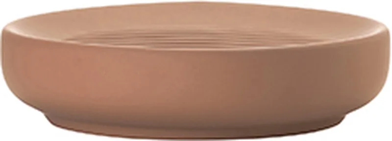 Ume Zeepbakje - Zeepschaaltje keramiek - Toilet & Badkamer Accessoires - Ø 12 cm by Zone Denmark in Terracotta – product photo