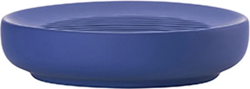 Ume Zeepbakje - Zeepschaaltje keramiek - Toilet & Badkamer Accessoires - Ø 12 cm - Zwart by Zone Denmark in Indigo Blue – product photo
