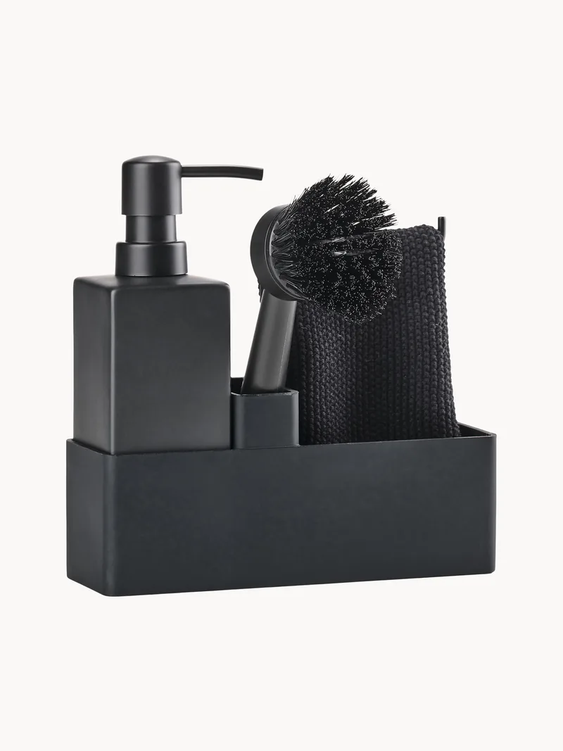 Wastafelorganizer Zone Denmark met afwasborstel, 3-delig van Zone Denmark – productfoto
