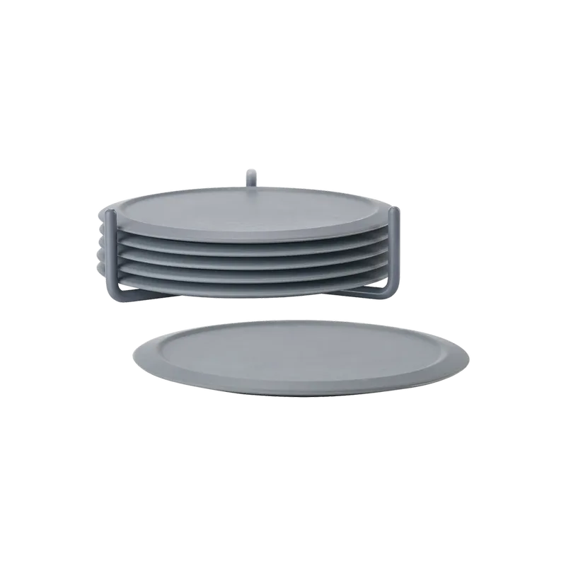 Zone Denmark Glasuntersetzer mit Halter Cool grau von Zone Denmark – Produktfoto