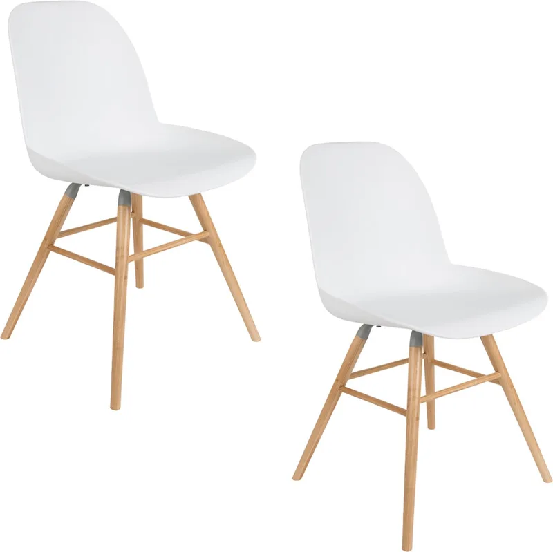 Albert Kuip Eetkamerstoelen - Set van 2 de Zuiver en Wit – photo du produit