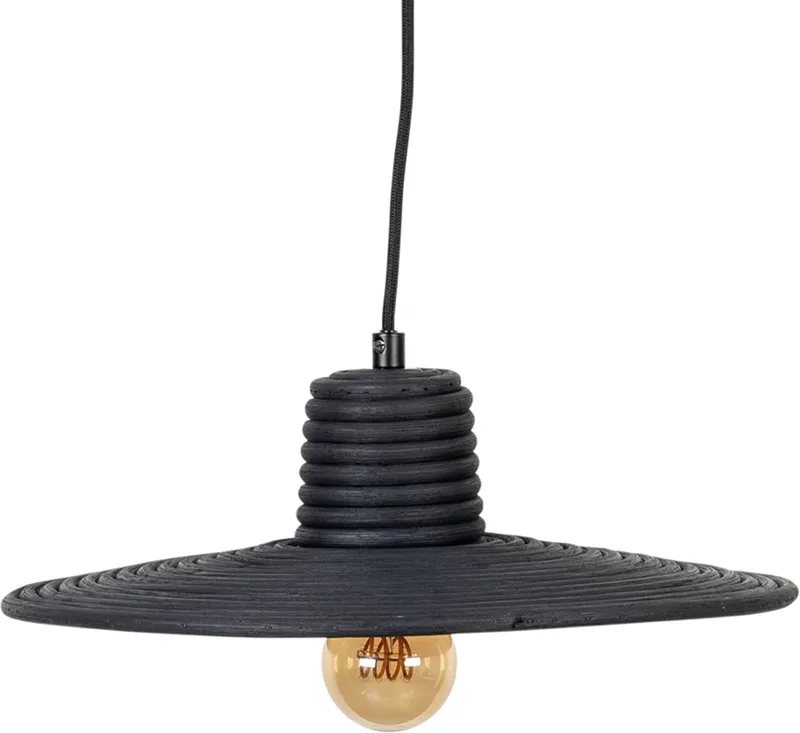 Balance Hanglamp 35 cm (S) Rotan by Zuiver in Zwart – product photo