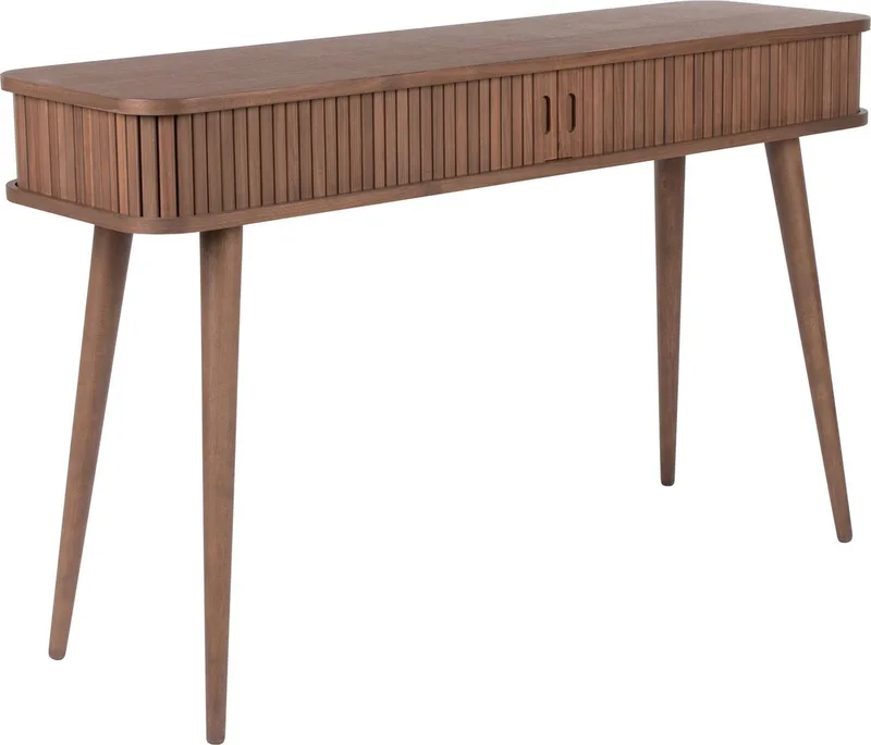 Barbier Consoletafel/ Wandtafel Hout Walnoot de Zuiver en Bruin – photo du produit