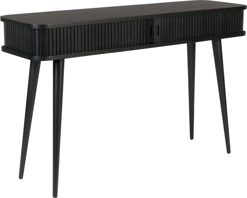 Barbier Consoletafel/ Wandtafel Hout van Zuiver in Zwart – productfoto