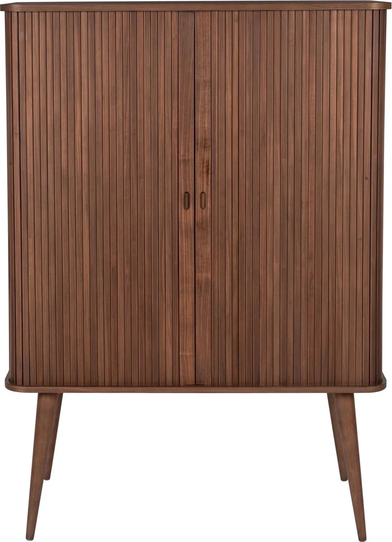 Barbier Kast/ Opbergkast Hout Walnoot by Zuiver in Bruin – product photo
