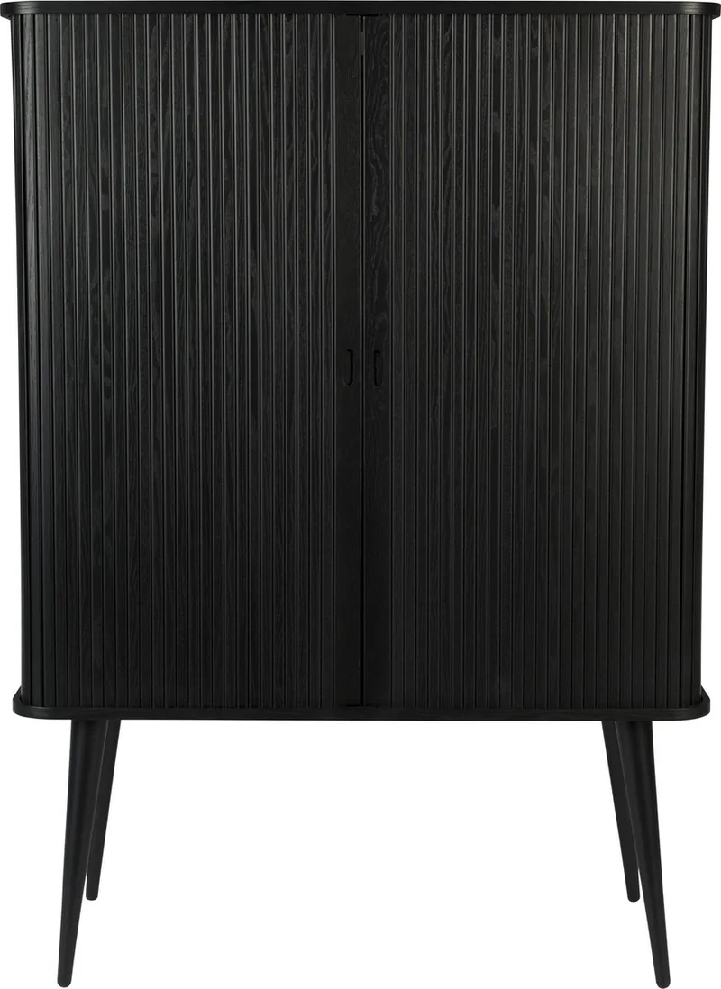 Barbier Kast/ Opbergkast Hout de Zuiver en Zwart – photo du produit
