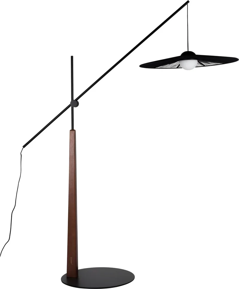 Belle Vloerlamp/ Staande Lamp van Zuiver in Zwart – productfoto