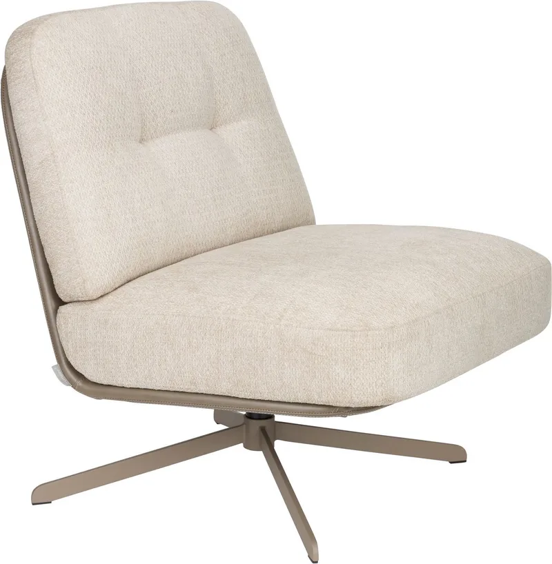 Benjamin Loungestoel van Zuiver in Beige – productfoto