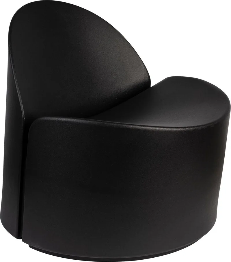 Bloom Fauteuil Zwart/Zwart van Zuiver in Zwart – productfoto