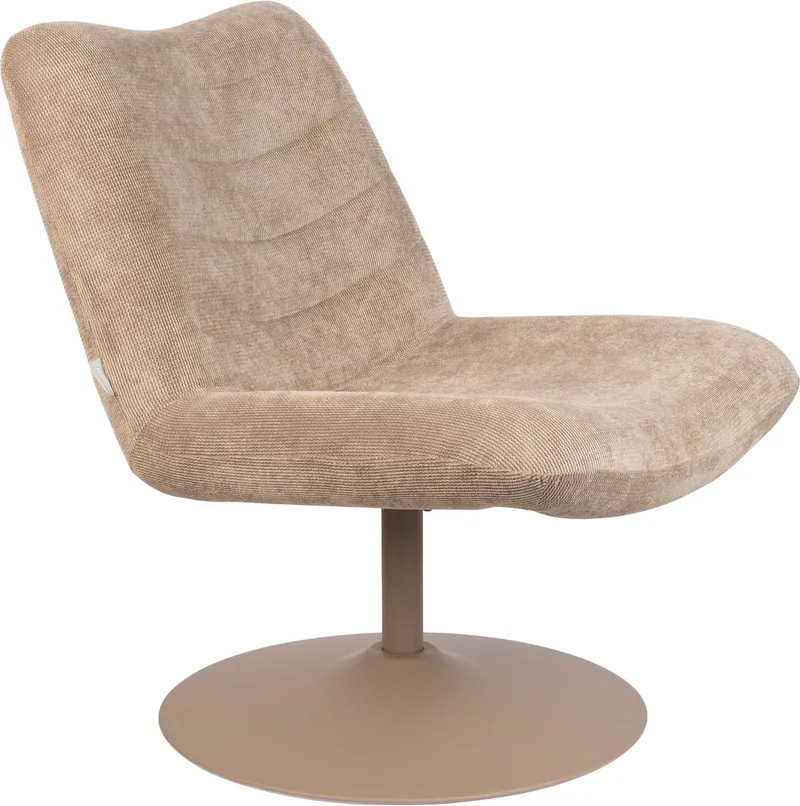 Bubba Loungestoel van Zuiver in Beige – productfoto