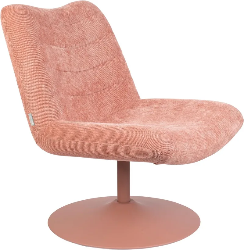 Bubba Loungestoel van Zuiver in Roze – productfoto