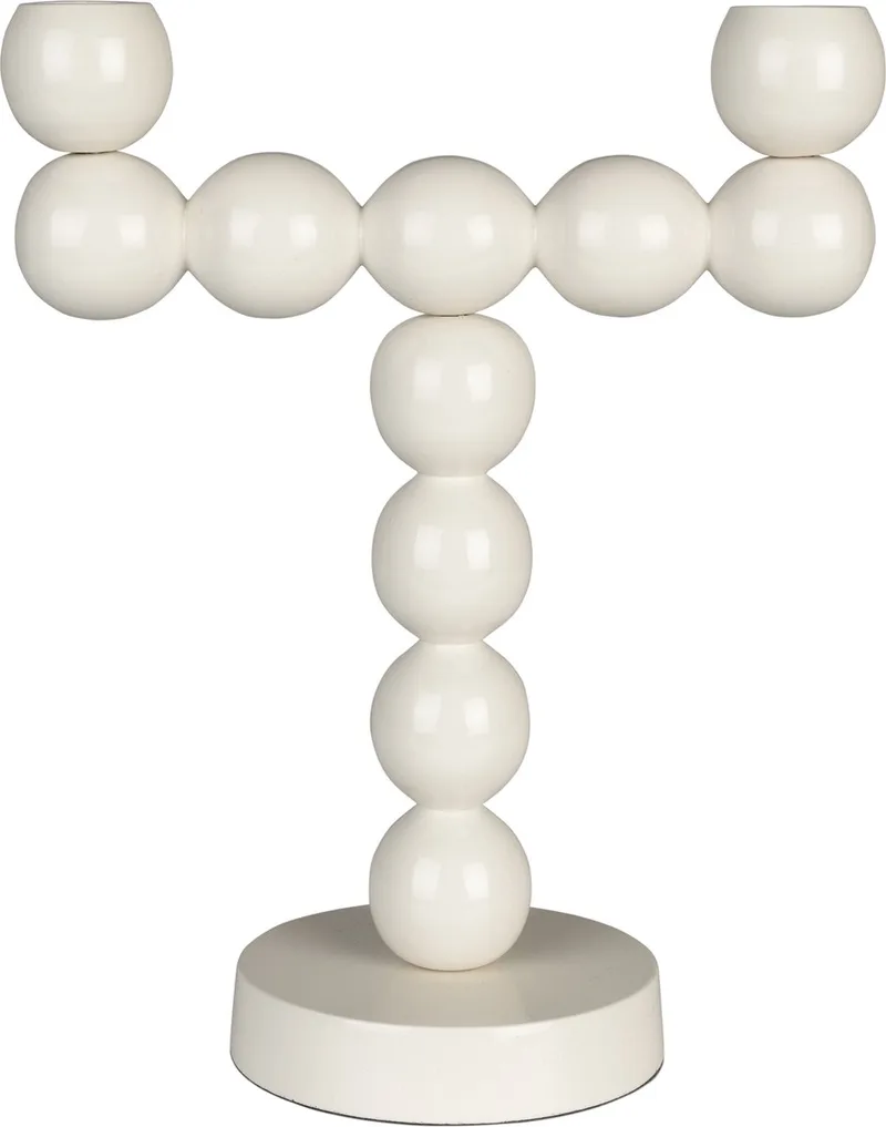 Bubbles Kandelaar Two Shiny by Zuiver in Beige – product photo