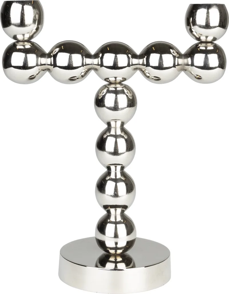 Bubbles Kandelaar Two Shiny by Zuiver in Zilver – product photo