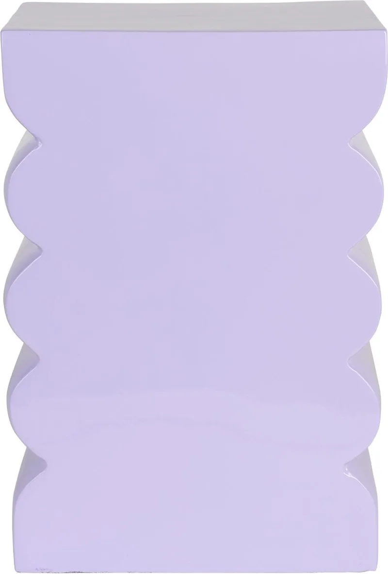 Curves Krukje/ Bijzettafeltje Shiny Lila van Zuiver in Beige – productfoto