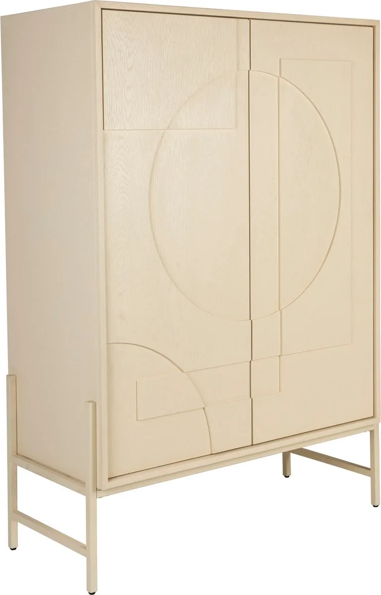 Faces Kast/ Opbergkast Hout de Zuiver en Beige – photo du produit