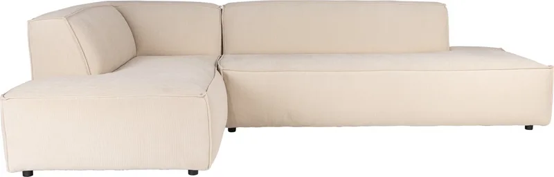 Fat Freddy Rib Bank Links Naturel/ Beige de Zuiver en Beige – Links – photo du produit