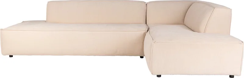 Fat Freddy Rib Bank Rechts Naturel/ Beige de Zuiver en Beige – Rechts – photo du produit