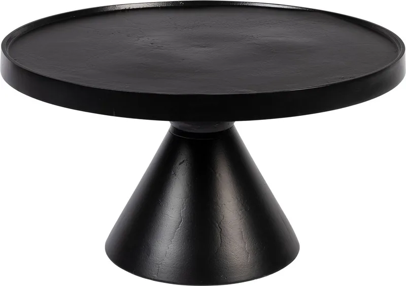 Floss Salontafel Rond 60 cm van Zuiver in Zwart – productfoto