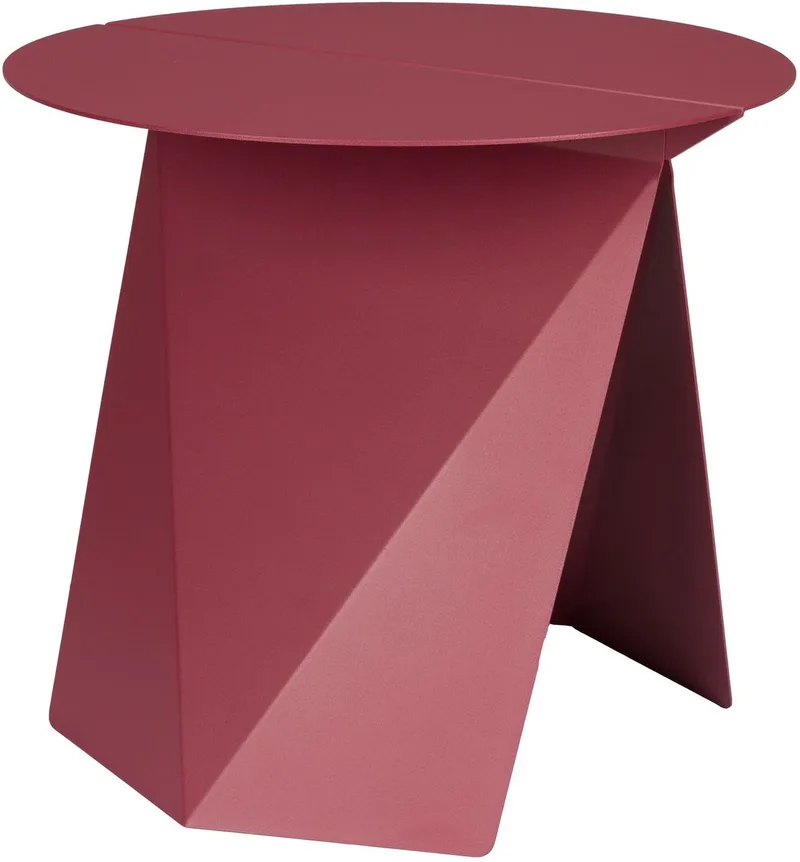 Foldy Bijzettafel Marsalarood van Zuiver in Rood – productfoto