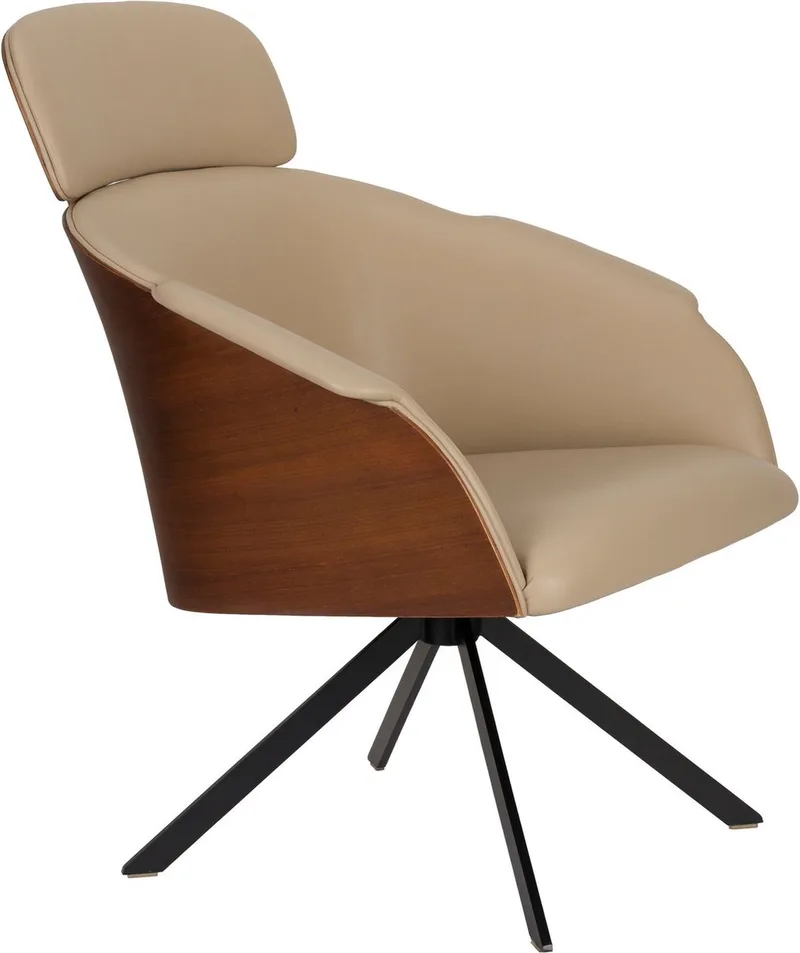 Frie Fauteuil van Zuiver in Beige – productfoto