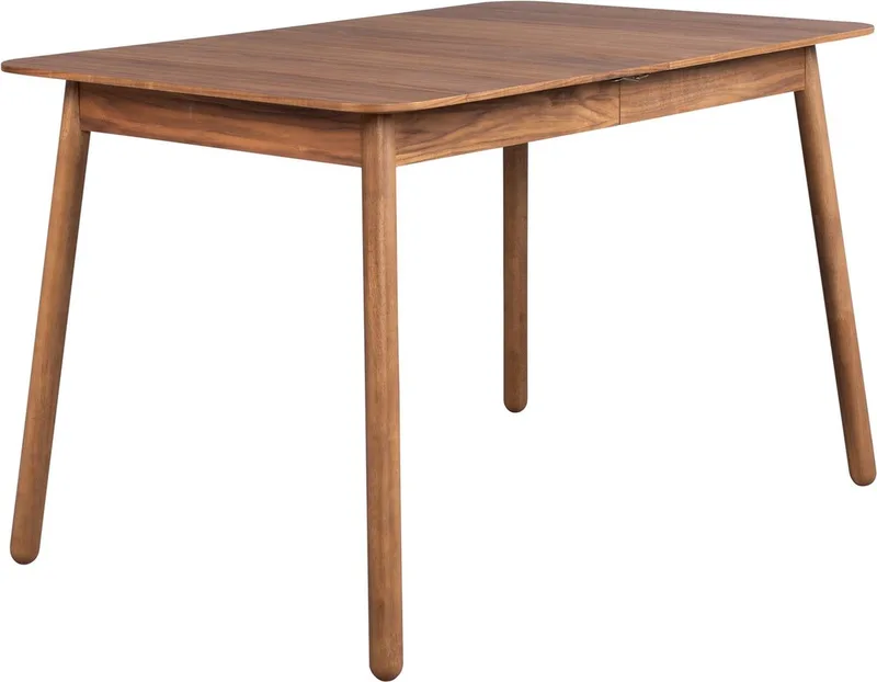 Glimps Uitschuifbare Eettafel 120/162x80 cm Hout Walnoot de Zuiver en Bruin – photo du produit