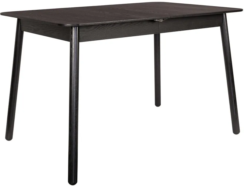 Glimps Uitschuifbare Eettafel 120/162x80 cm Hout van Zuiver in Zwart – productfoto