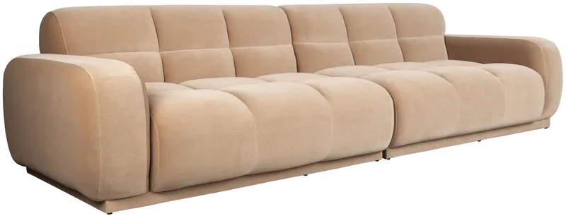 Hazel 4,5-Zitsbank von Zuiver in Beige – Produktfoto