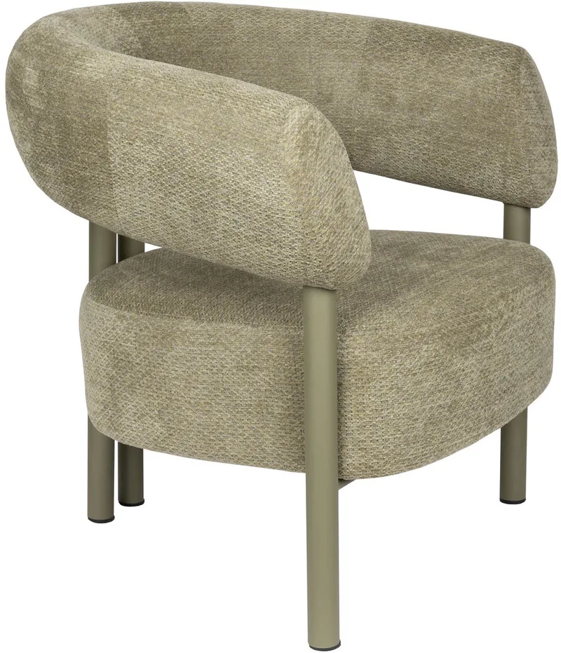 Heels Fauteuil Green von Zuiver in Groen – Produktfoto