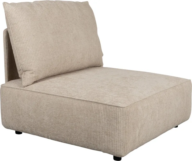Hunter 1,5-zitsbank Element Met Rug Sand van Zuiver in Beige – productfoto