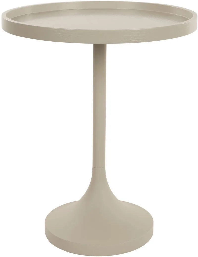 Jason Bijzettafel Rond 46 cm de Zuiver en Beige – photo du produit
