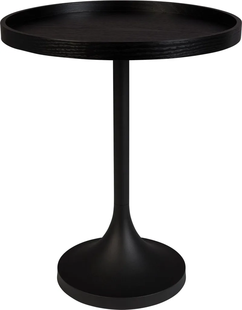 Jason Bijzettafel Rond 46 cm de Zuiver en Zwart – photo du produit